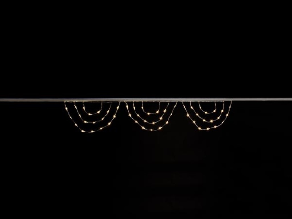 Moonlight LED - 2 x 0.3 m - warmwit - transparante kabel - 31 V afbeelding