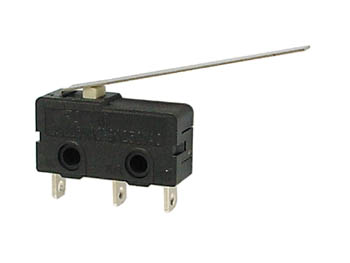 MICROSCHAKELAAR 5A, LANGE HENDEL afbeelding