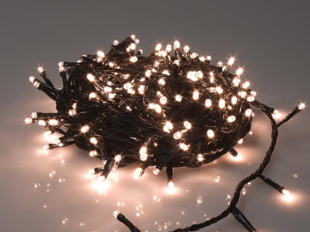Maxilight LED - 20 m - 300 arizona witte lampen - groene draad afbeelding