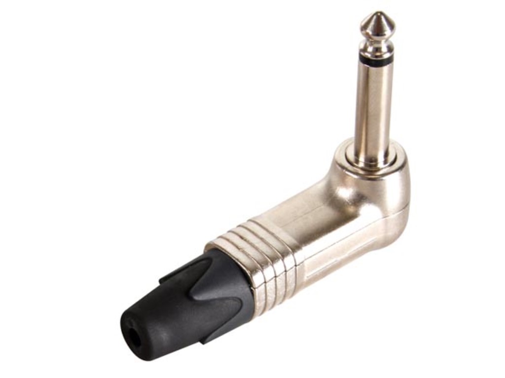 NEUTRIK - JACK PLUG CONNECTOR, 2-POLIG MANNELIJK, 6.3mm, 90°, VERNIKKELD afbeelding