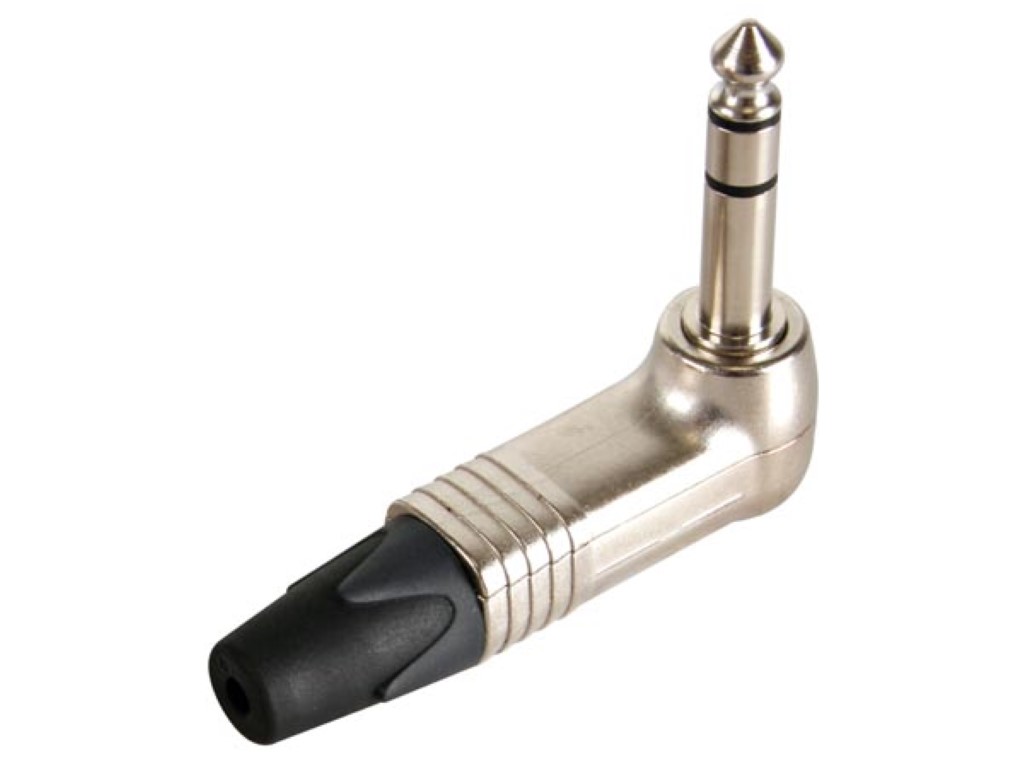 NEUTRIK - JACK PLUG CONNECTOR, 3-POLIG MANNELIJK, 6.3mm, 90°, VERNIKKELD afbeelding