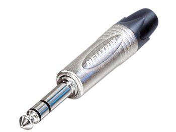 NEUTRIK - JACK PLUG CONNECTOR, 3-POLIG MANNELIJK, 6.3mm, VERNIKKELD afbeelding