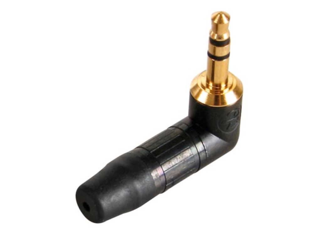 NEUTRIK - 3.5mm PLUG - HAAKS - ZWART afbeelding