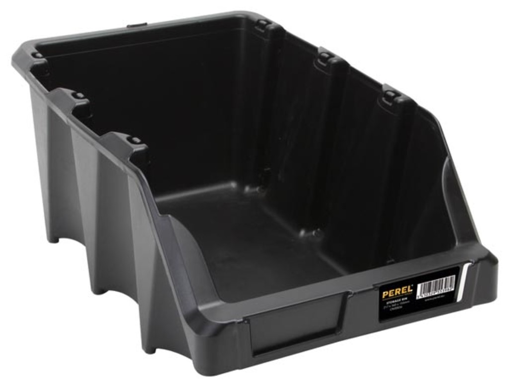 Velleman Magazijnbak 217 x 360 x 155 mm 12 L Zwart