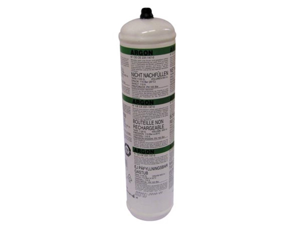 OXYTURBO - EENMALIGE ARGON GASFLES - 950 ml afbeelding