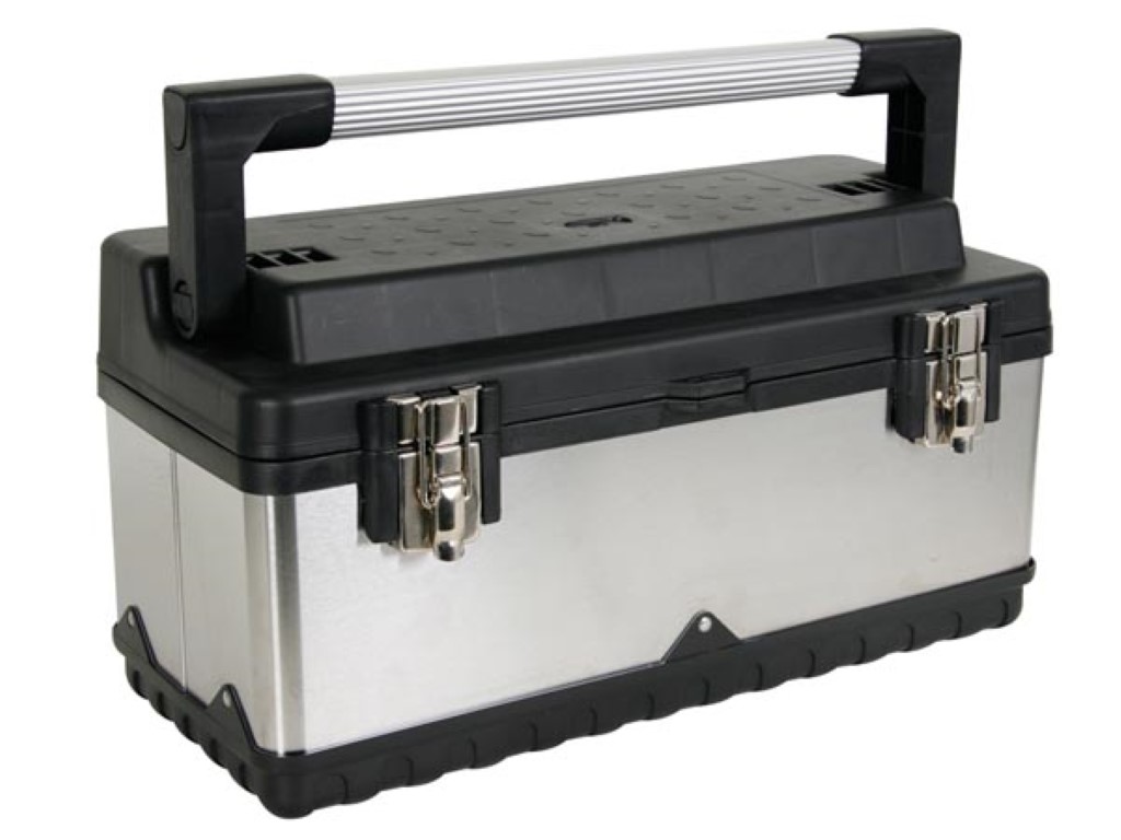 Gereedschapskoffer - Roestvrij Staal - 505 x 235 x 225 mm - 26,7 L afbeelding