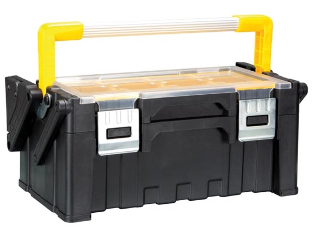 Velleman Plastic Gereedschapskist met Verwijderbare Bakjes 21 L