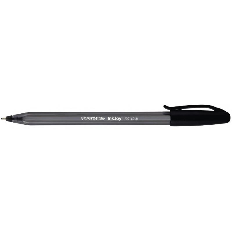 Balpen Paper Mate Inkjoy 100 medium zwart afbeelding