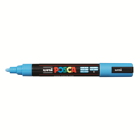 Paintmarker Uni POSCA PC5M medium lichtblauw