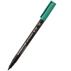 Viltstift Staedtler Lumocolor 317 permanent M groen afbeelding