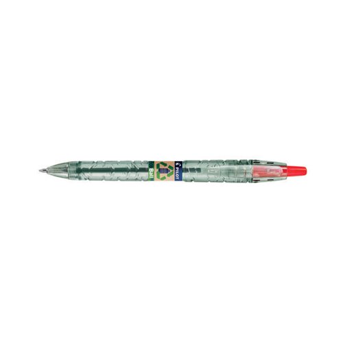 Balpen PILOT Begreen B2P EcoBall medium rood afbeelding