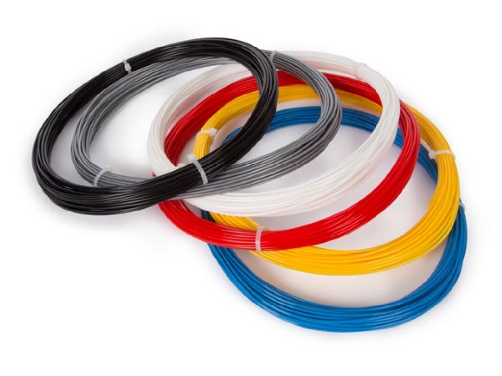 Velleman SET MET PLA-FILAMENT 1.75 mm 6 KLEUREN VOOR 3D-PRINTER EN 3D-PEN