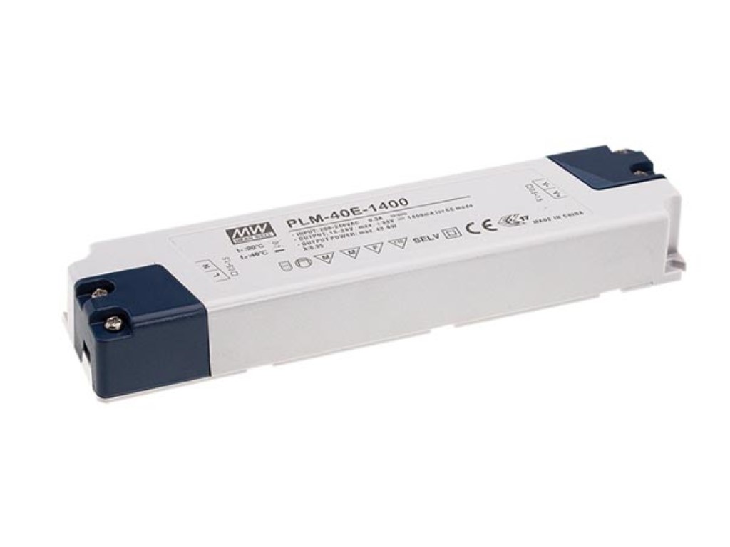 LED-DRIVER MET CONSTANTE STROOM - DIMBAAR - 1 UITGANG - 1400 mA - 40 W afbeelding