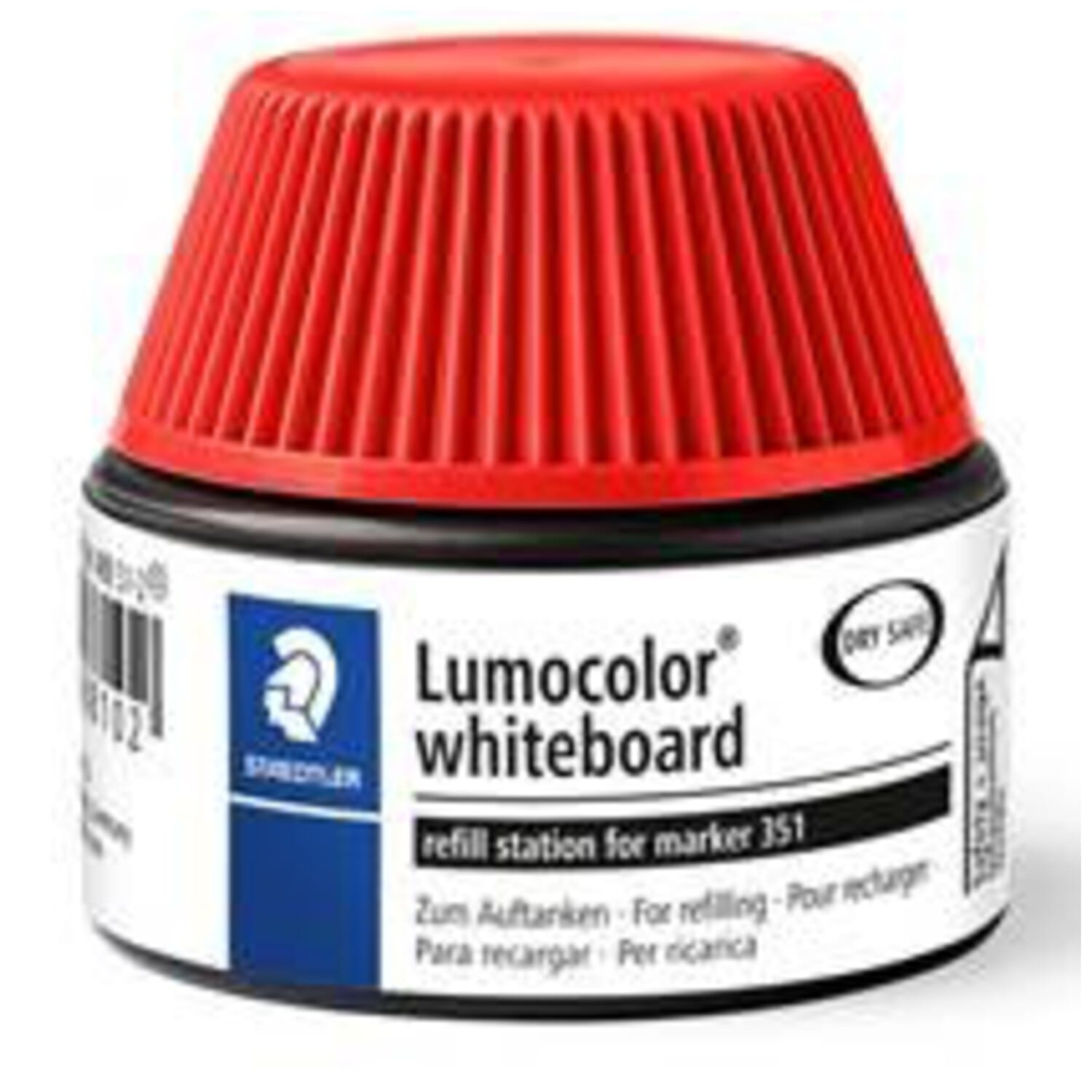 Viltstiftvulling Staedtler Lumocolor whiteboard 30ml rood afbeelding