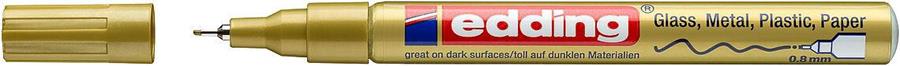 Viltstift edding 780 lakmarker rond 0.8mm goud afbeelding