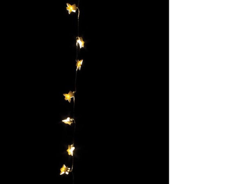 Paperlight LED - 10 m - 30 engeltjes - warmwit - transparante kabel - 24 V afbeelding