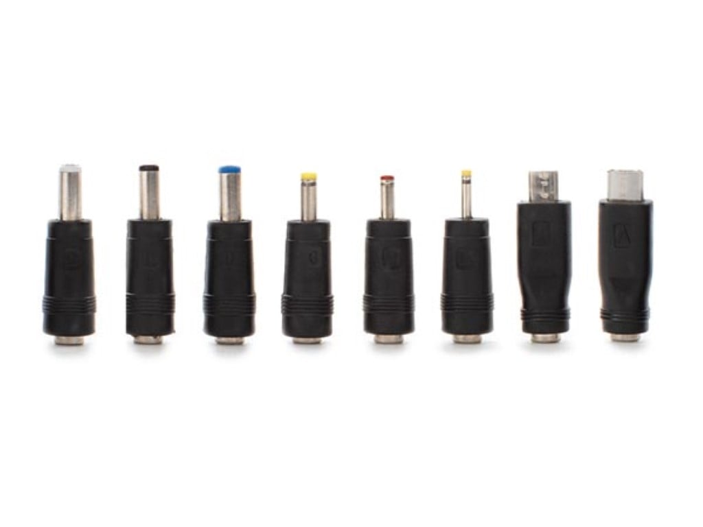 Velleman SET MET 8 UNIVERSELE DC PLUGGEN voor MANNELIJKE PLUG 2.1 x 5.5 mm