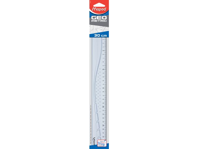 Liniaal Maped Geometric 30cm transparant afbeelding