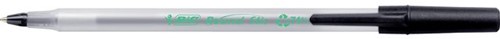 Balpen Bic ecolutions round stic medium zwart
