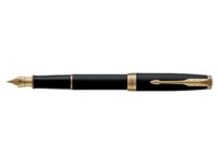 Vulpen Parker Sonnet matte black lacquer GT medium