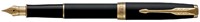 Vulpen Parker Sonnet matte black lacquer GT medium