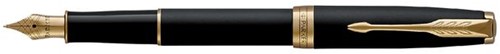 Vulpen Parker Sonnet matte black lacquer GT medium