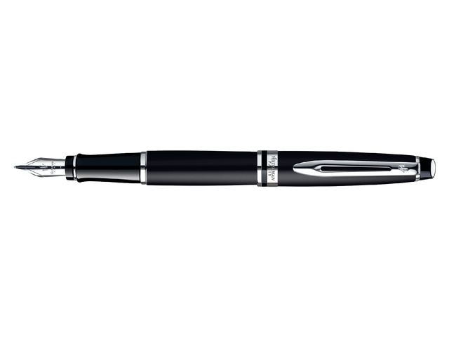 Vulpen Waterman Expert black lacquer CT medium afbeelding