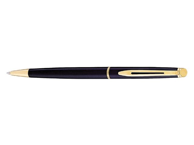 Balpen Waterman Hémisphère black lacquer GT medium afbeelding