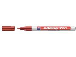 Paintmarker edding 751 op oliebasis 1-2mm pastel rood