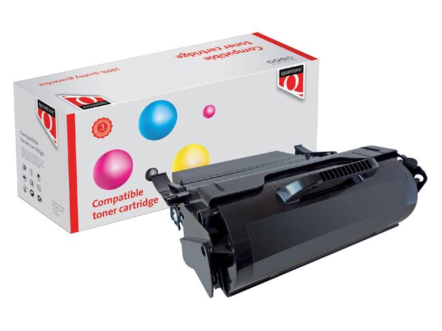 Tonercartridge Quantore alternatief tbv Lexmark T650H21E zwart