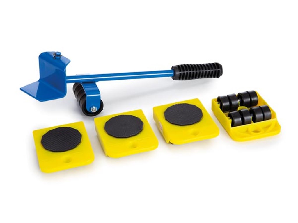 Velleman MEUBELVERPLAATSER VIERKANT max. BELASTING 150 kg 10 x 7 8 x 3 cm