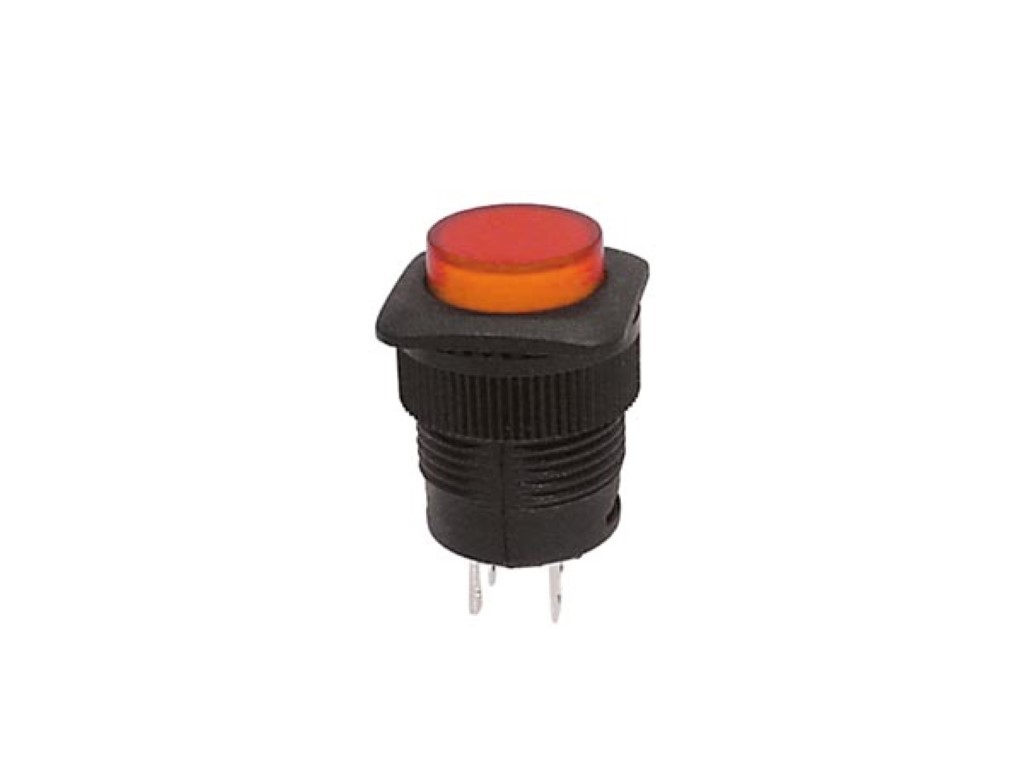 DRUKSCHAKELAAR OFF-(ON) ORANJE LED VERLICHTING afbeelding