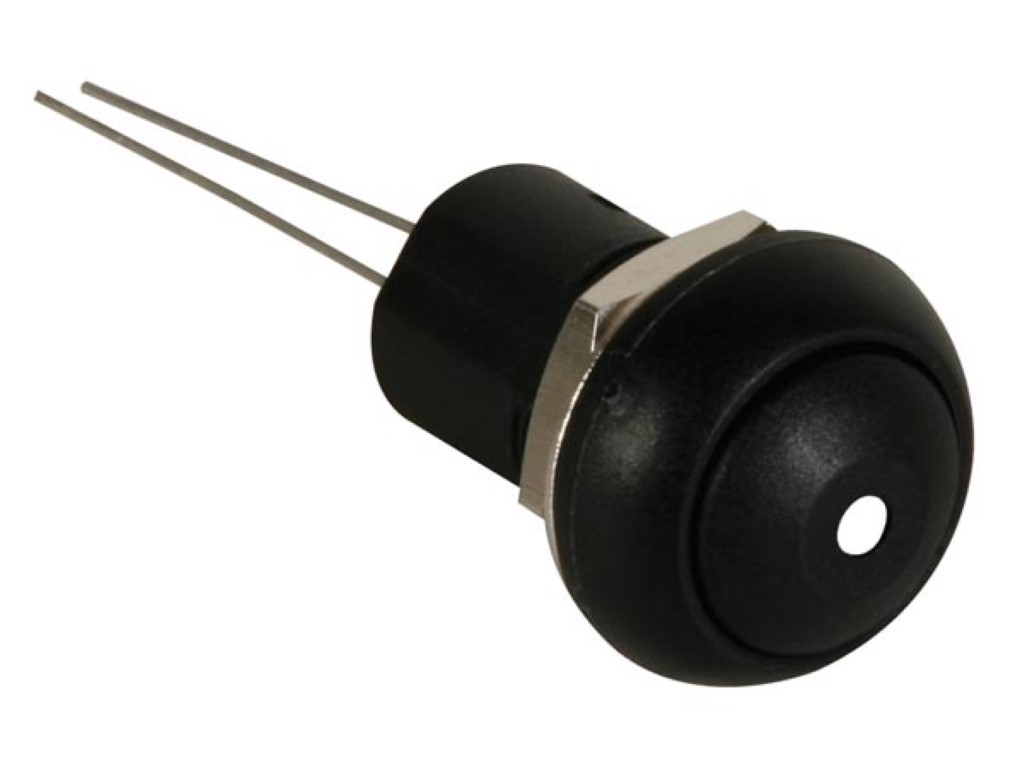 Velleman MINIATUUR DRUKSCHAKELAAR MET WITTE LED 1P SPST OFF-ON