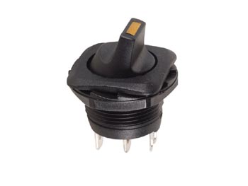 VERMOGEN ROCKERSCHAKELAAR 5A-250V SPST ON-OFF - MET ORANJE LED