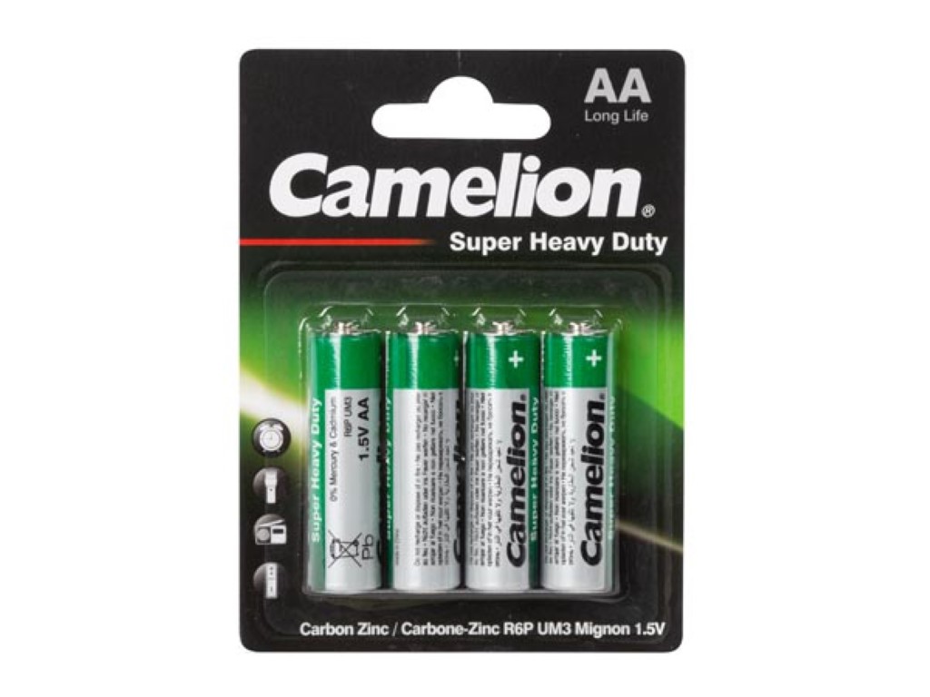 ZINK KOOLSTOF AA / LR6 1.5V-960mAh (4st/bl) afbeelding