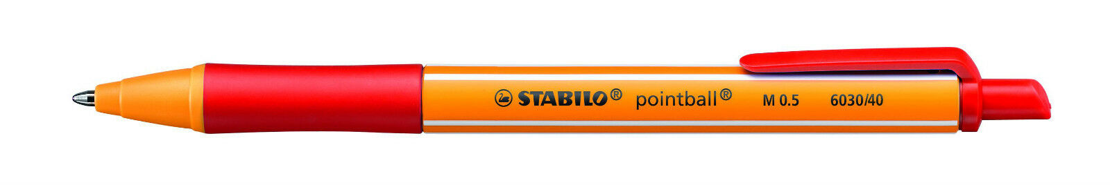 Balpen STABILO pointball 6030/40 medium rood afbeelding
