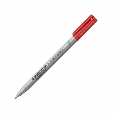 Viltstift Staedtler Lumocolor 316 non permanent F rood afbeelding
