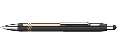 Balpen Schneider stylus Epsilon Touch extra breed zwart/goud afbeelding