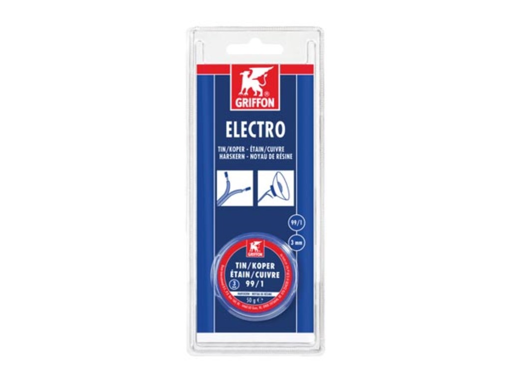 Velleman GRIFFON DRAADSOLDEER VOOR ELEKTRONICA TIN KOPER 99 1