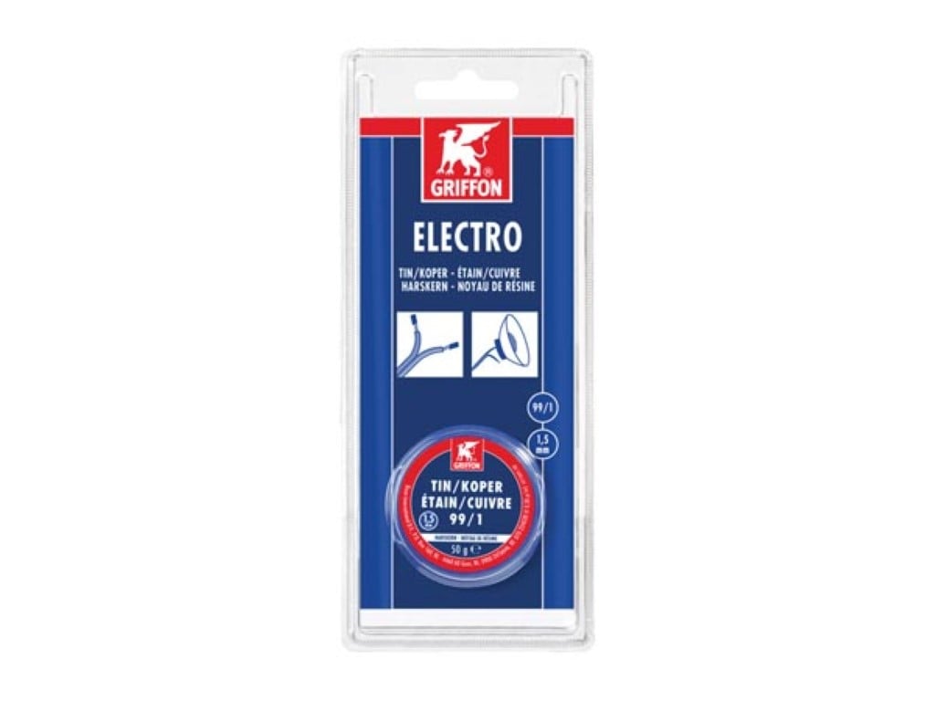GRIFFON - DRAADSOLDEER VOOR ELEKTRONICA - TIN/KOPER - 99/1