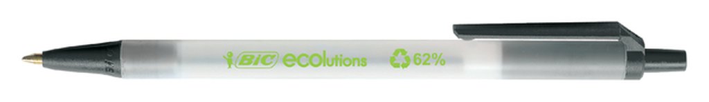 Balpen Bic Ecolutions medium zwart afbeelding