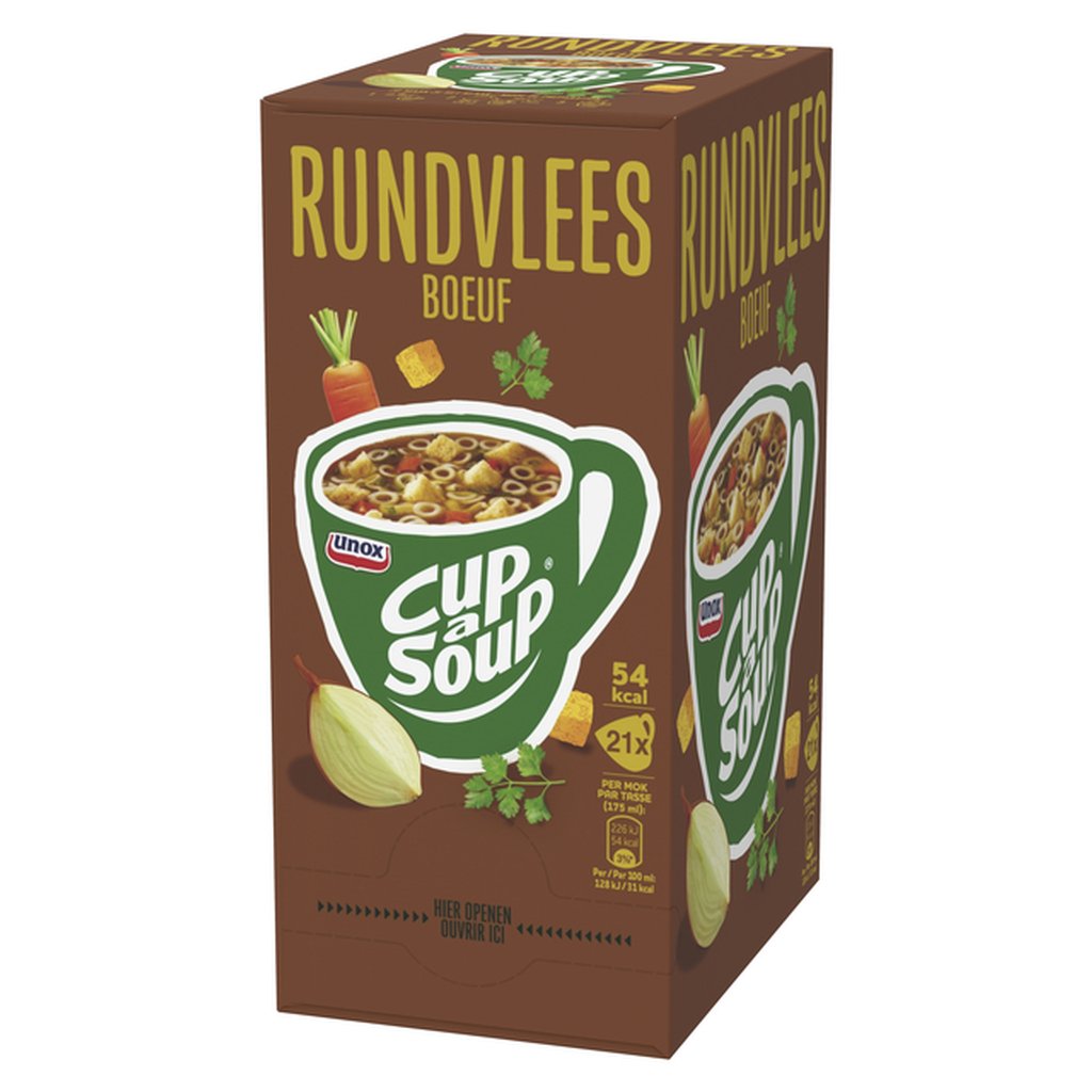 Cup-a-Soup Unox rundvlees 21x175ml afbeelding