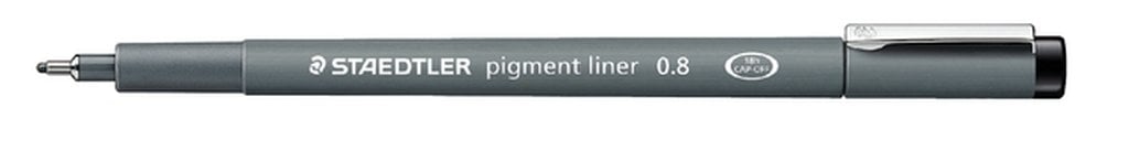 Fineliner Staedtler Pigment 308 zwart 0.7mm afbeelding