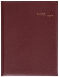 Agenda 2027 Brepols Timing Lima 7dagen/2pagina's viertalig bordeaux