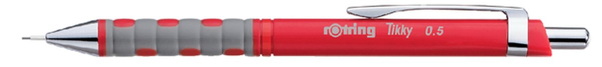 Vulpotlood rOtring Tikky 0.5mm rood afbeelding