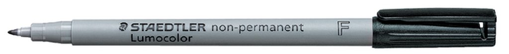 Viltstift Staedtler Lumocolor 316 non permanent F zwart afbeelding