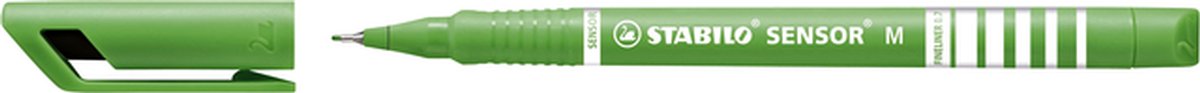 Fineliner STABILO Sensor 187/43 medium lichtgroen afbeelding
