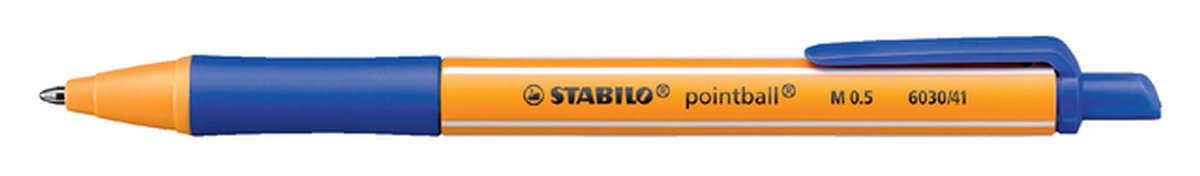 Balpen STABILO pointball 6030/41 medium blauw afbeelding