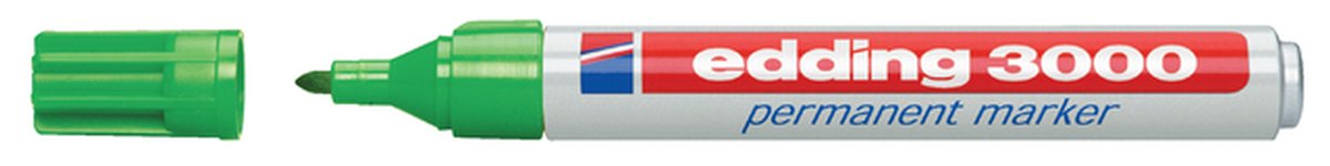 Viltstift edding 3000 rond 1.5-3mm lichtgroen afbeelding