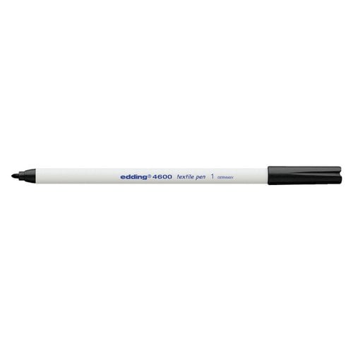 Textielmarker edding 4600 rond 1mm zwart afbeelding